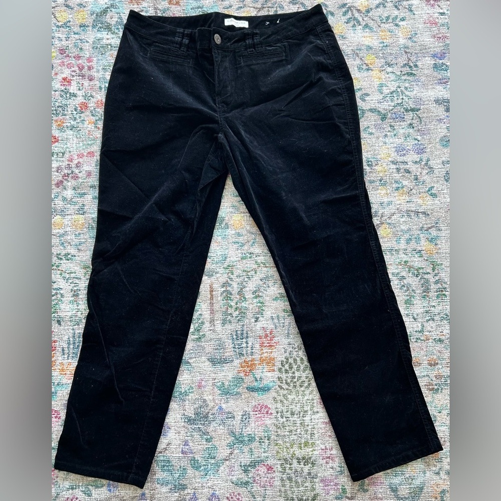 Coldwater Creek Faux Velvet Pants, City Fit